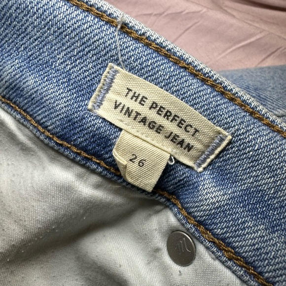 Madewell Perfect Vintage Jeans Coffey Wash Worn In Edition - Picture 8 of 9